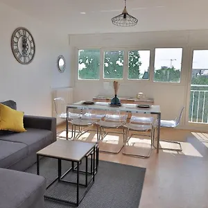 Apartamento Spacieux Avec Balcons, 4 Chambres, Espace & Confort, Centre Gare, Rennes